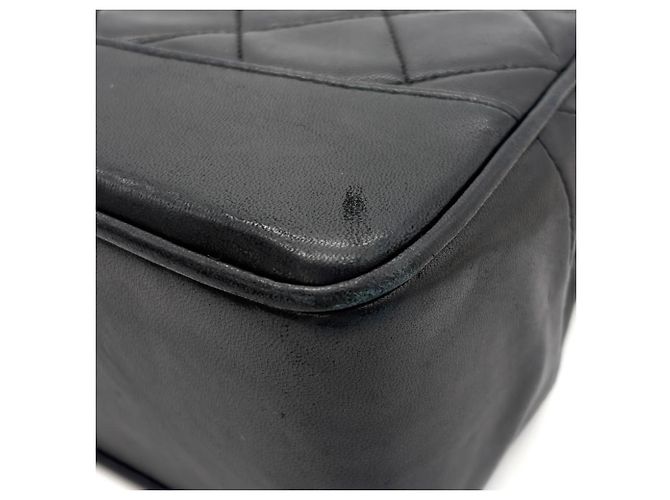 Borsa a tracolla con catena Chanel Matelassé Nero - vista 8