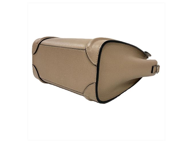 Céline Borsa a mano 2-Way Celine Luggage Nano in vitello Grayish Grigio - vista 4