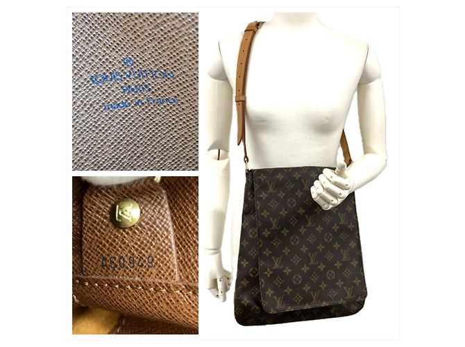 Bolsa de Ombro Louis Vuitton Musette Marrom Monograma - vista 10