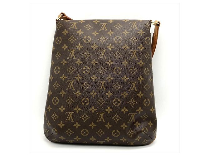 Bolsa de Ombro Louis Vuitton Musette Marrom Monograma - vista 2