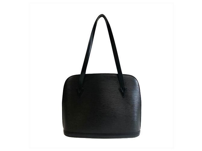 Borsa a tracolla Louis Vuitton Lussac Nero - vista 2
