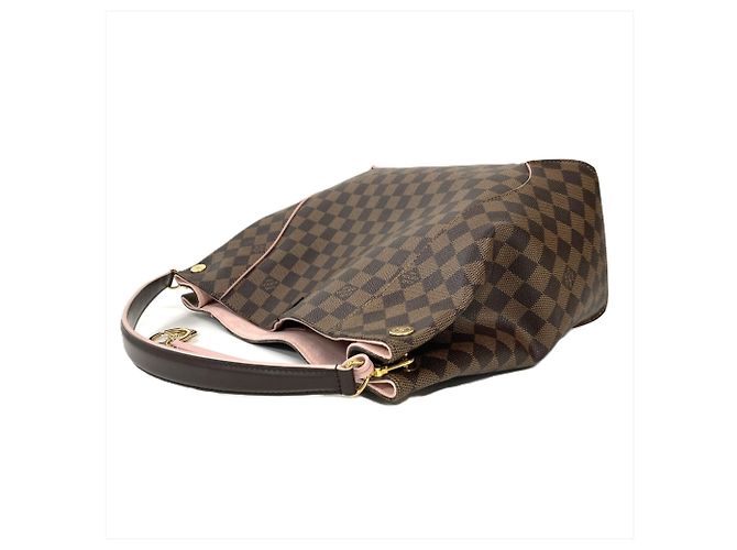 Louis Vuitton Caissa Hobo Shoulder Bag Brown Pink Damier ebene - view 3