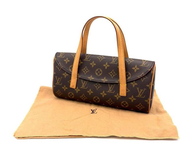 Louis Vuitton Sonatine Handtasche Braun Monogramm - Ansicht 10