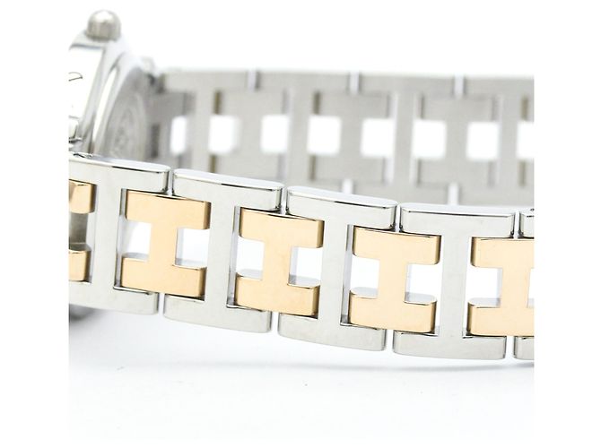 Hermès Reloj Hermes Clipper de acero chapado en oro rosa CL4.221 - vista 3
