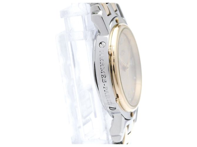 Hermès Reloj Hermes Clipper de acero chapado en oro rosa CL4.221 - vista 8