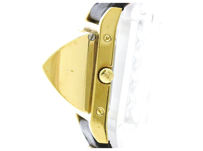 Hermès Reloj de mujer Hermes Medor chapado en oro de cuero Quartz - vista 4