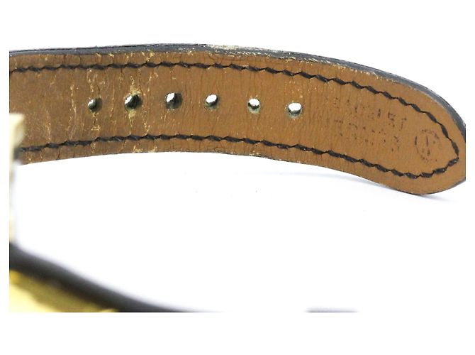Hermès Reloj de mujer Hermes Medor chapado en oro de cuero Quartz - vista 7