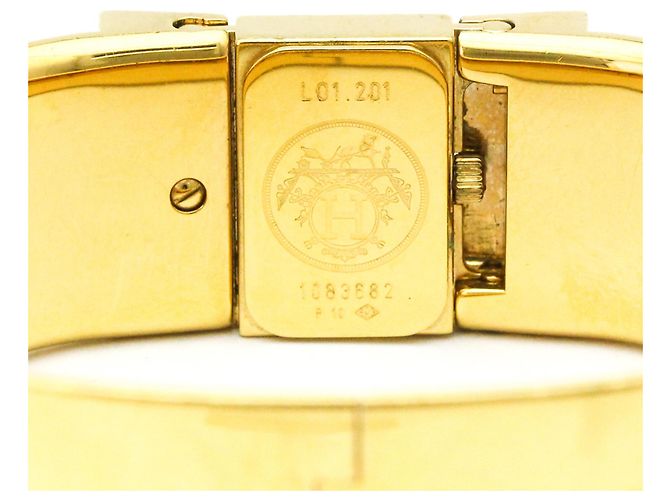 Hermès Reloj HERMES Loque chapado en oro Quartz para mujer LO1.201 - vista 6