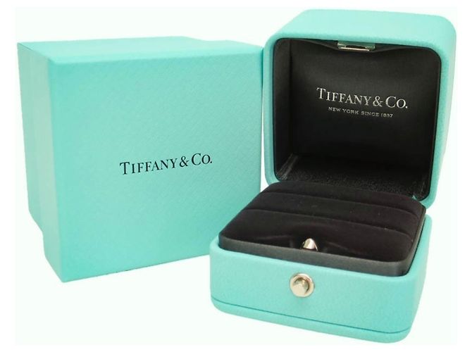 Tiffany & Co Tiffany Milgrain Platinbandring Silber - vista 10