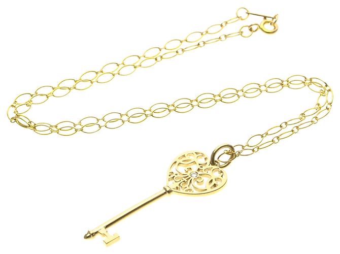 Tiffany & Co Collana Tiffany Enchanted Heart Key D'oro - vista 14