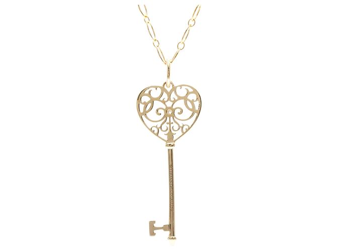 Tiffany & Co Collana Tiffany Enchanted Heart Key D'oro - vista 2