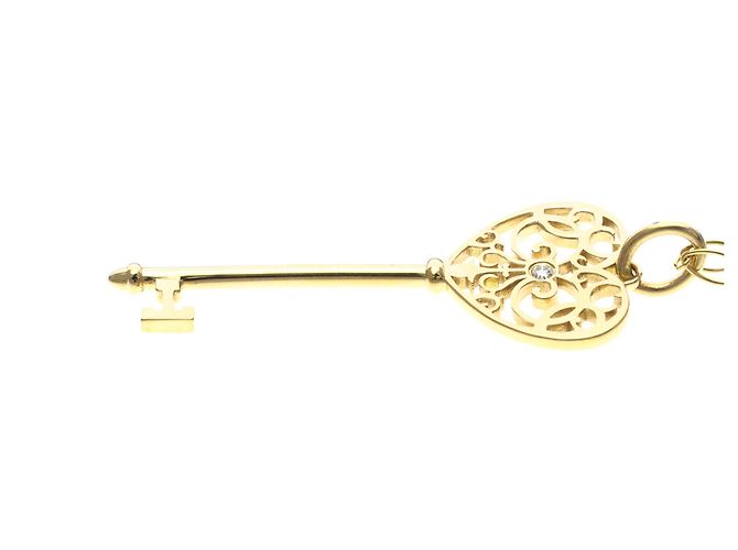 Tiffany & Co Collana Tiffany Enchanted Heart Key D'oro - vista 3