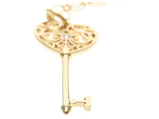 Tiffany & Co Collana Tiffany Enchanted Heart Key D'oro - vista 4