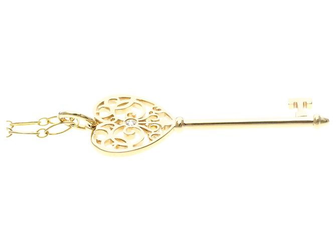 Tiffany & Co Collana Tiffany Enchanted Heart Key D'oro - vista 5