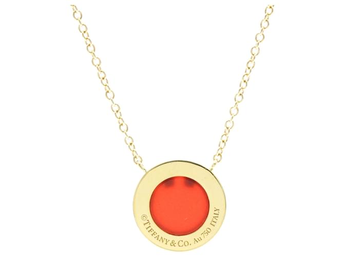 Tiffany & Co Collana Tiffany T TWO Circle Mini D'oro - vista 2