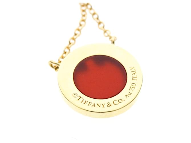 Tiffany & Co Collana Tiffany T TWO Circle Mini D'oro - vista 8