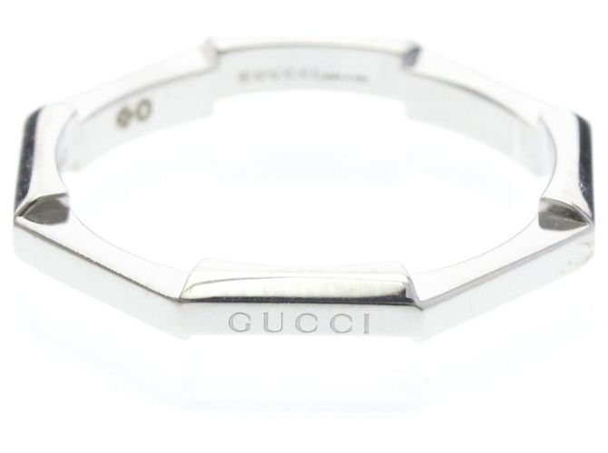 Gucci Link to Love Ehering aus Weißgold Silber - Ansicht 10