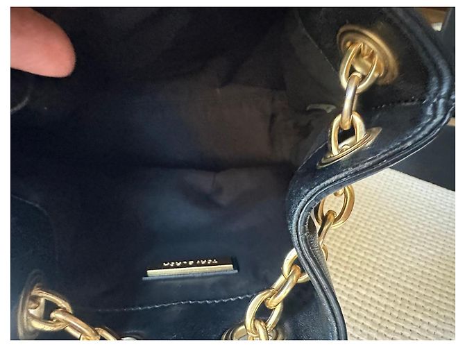 Borsa a secchiello Tory Burch in pelle nera Nero - vista 10