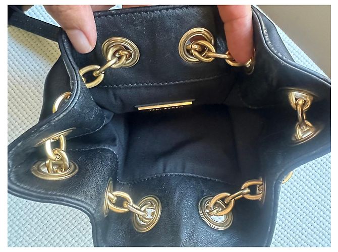 Borsa a secchiello Tory Burch in pelle nera Nero - vista 11