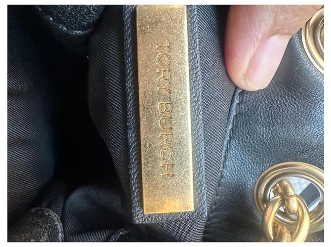 Borsa a secchiello Tory Burch in pelle nera Nero - vista 12