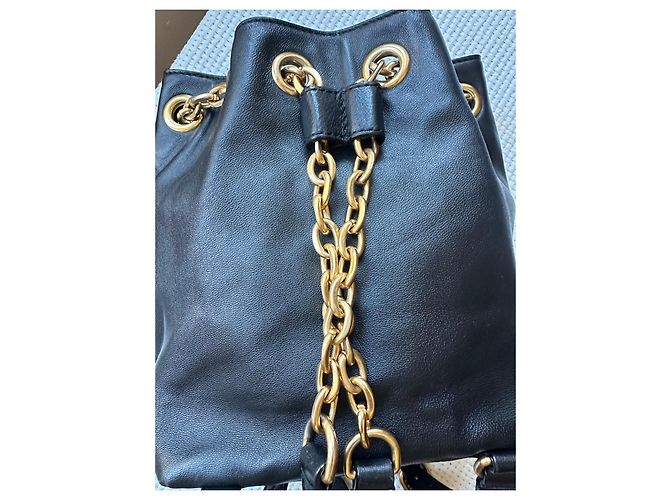 Borsa a secchiello Tory Burch in pelle nera Nero - vista 7