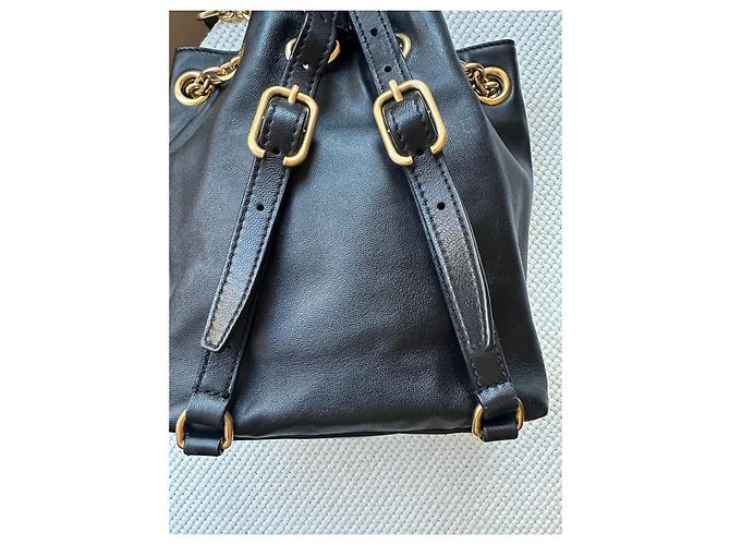 Borsa a secchiello Tory Burch in pelle nera Nero - vista 8
