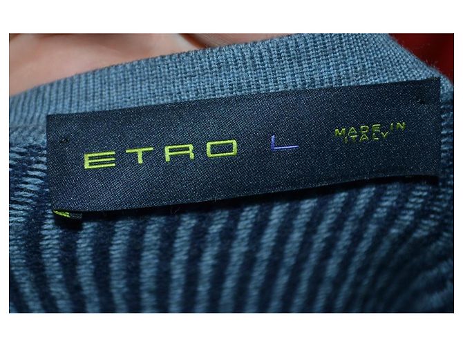 Jersey de rayas Etro Azul Gris Púrpura - vista 5