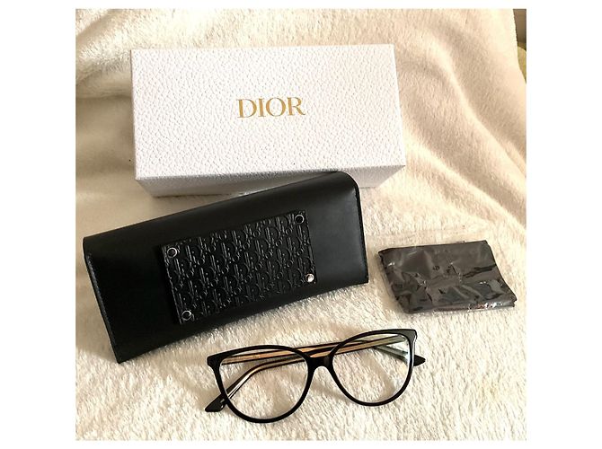 Dior Montaigne 33 TKX Brillen schwarz - Ansicht 3