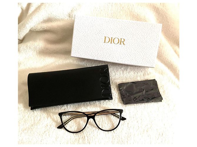 Dior Montaigne 33 TKX Brillen schwarz - Ansicht 4