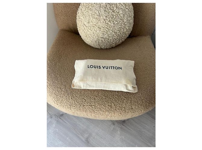 Borsa a tracolla Louis Vuitton in pelle grigia Beige - vista 2