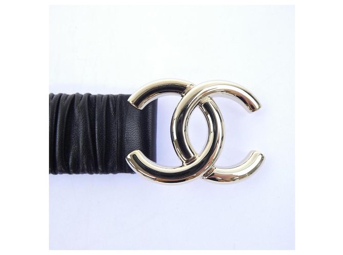 Cinturón Chanel Standard Black Negro - vista 2