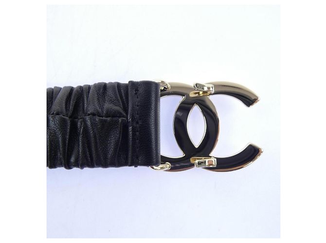 Cinturón Chanel Standard Black Negro - vista 3