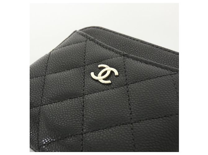 Portamonete Chanel Timeless Classic Line Nero - vista 3