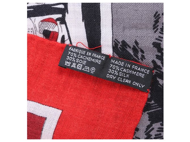 Silk In Hermès A L'OMBRE DES BOULEVARDS Carré Géant in Red Rot - Ansicht 2