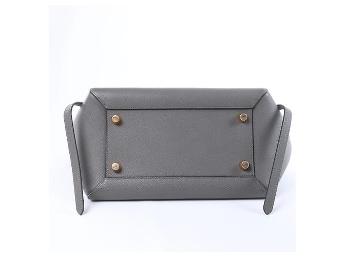 Céline Borsa a mano 2 vie Celine Belt Bag Mini in pelle Grigio - vista 8
