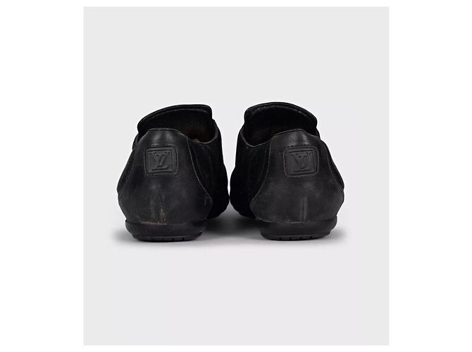 Louis Vuitton Sneaker aus Textil mit schwarzem Signature-Print EU 38 gebraucht - Ansicht 4
