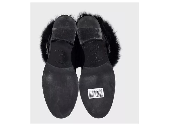 Prada Lederstiefel Schwarz - EU 39.5 gebraucht - Ansicht 4