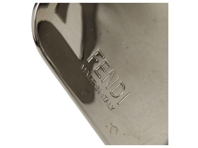 Bracciale Rigido Fendi FF Logo Argento - vista 4