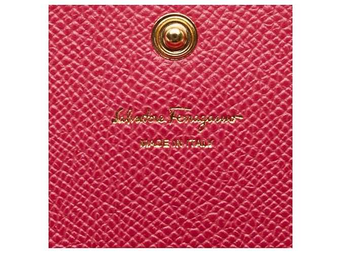 Salvatore Ferragamo Vara Ribbon Langbörse Pink - Ansicht 7