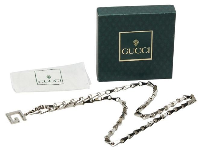 Gucci G-logo Kettengürtel Silber - Ansicht 6