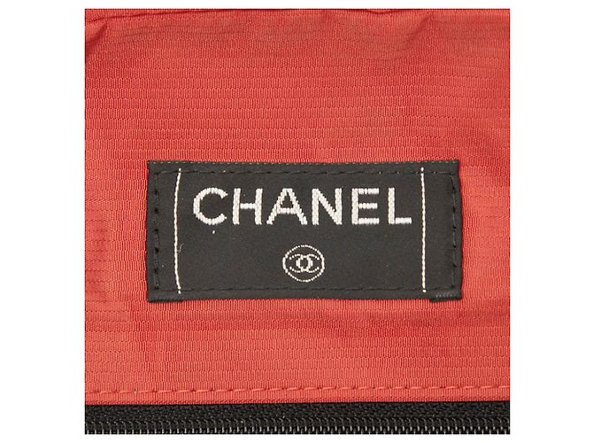 Zaino Chanel Travel Line in nylon nero - vista 9