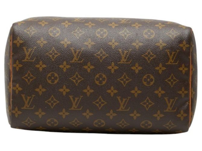Borsa Mini Boston Louis Vuitton Monogram Speedy 30 Marrone - vista 3
