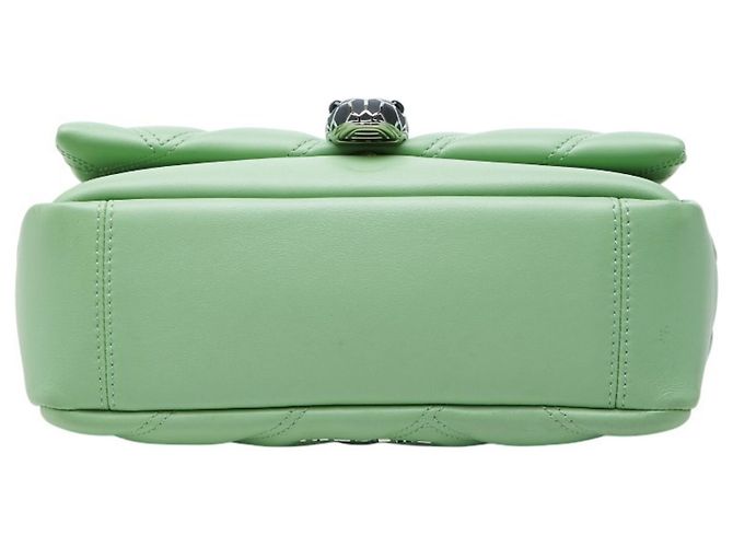 Bulgari Borsa a tracolla e spalla con catena Bvlgari Serpenti Cabochon Verde - vista 3