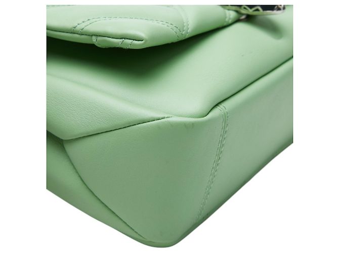 Bulgari Borsa a tracolla e spalla con catena Bvlgari Serpenti Cabochon Verde - vista 5