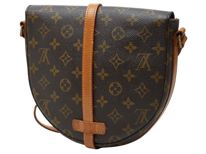 Borsa a tracolla Louis Vuitton Monogram Chantilly MM Marrone - vista 2