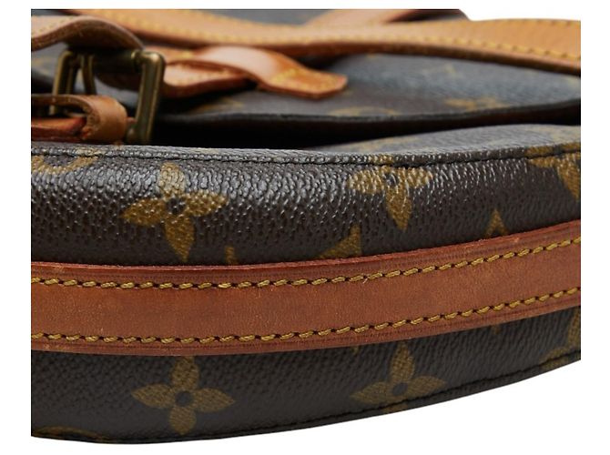 Borsa a tracolla Louis Vuitton Monogram Chantilly MM Marrone - vista 5
