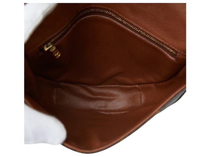 Borsa a tracolla Louis Vuitton Monogram Chantilly MM Marrone - vista 8