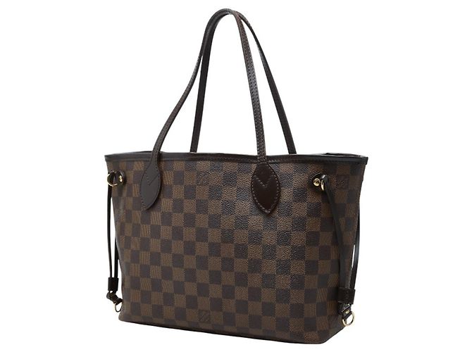 Borsa a mano Louis Vuitton Damier Neverfull PM Tote Bag Marrone - vista 2