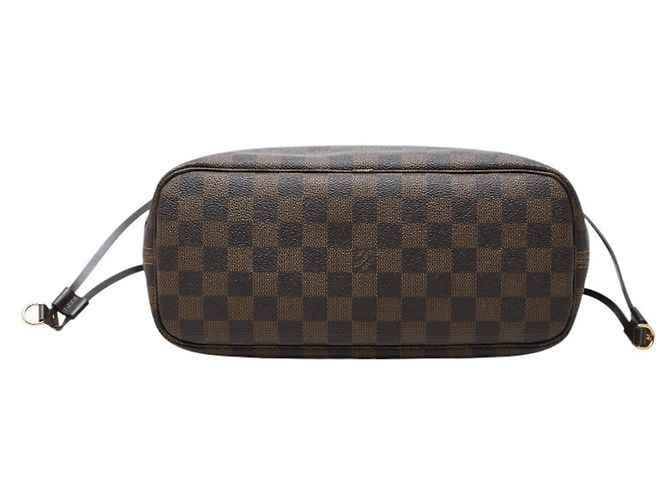 Borsa a mano Louis Vuitton Damier Neverfull PM Tote Bag Marrone - vista 3
