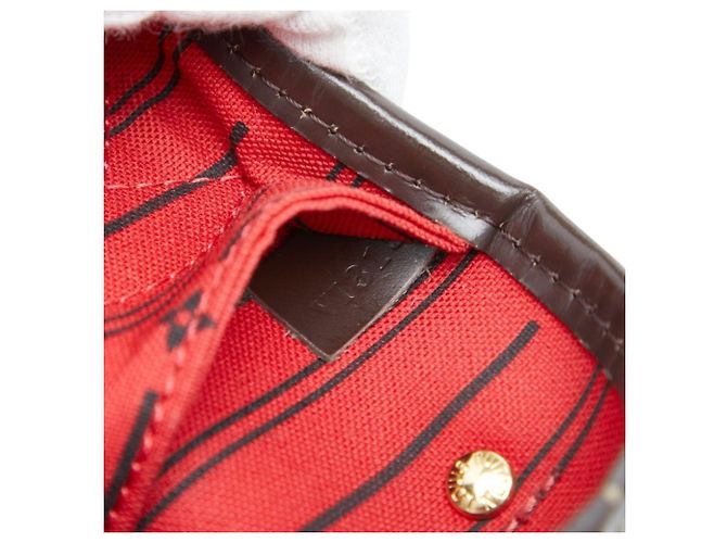 Borsa a mano Louis Vuitton Damier Neverfull PM Tote Bag Marrone - vista 9